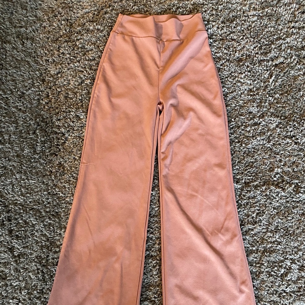 Pink rose Flare pants